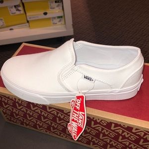 White Asher Vans